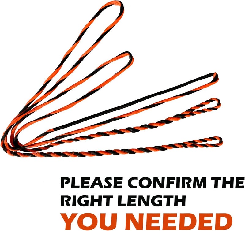 DEERACE D97 Handmade Flemish Twist Fast Flight Bow String Replacement Bowstring for Traditional Longbow Recurve Bow - Image 3